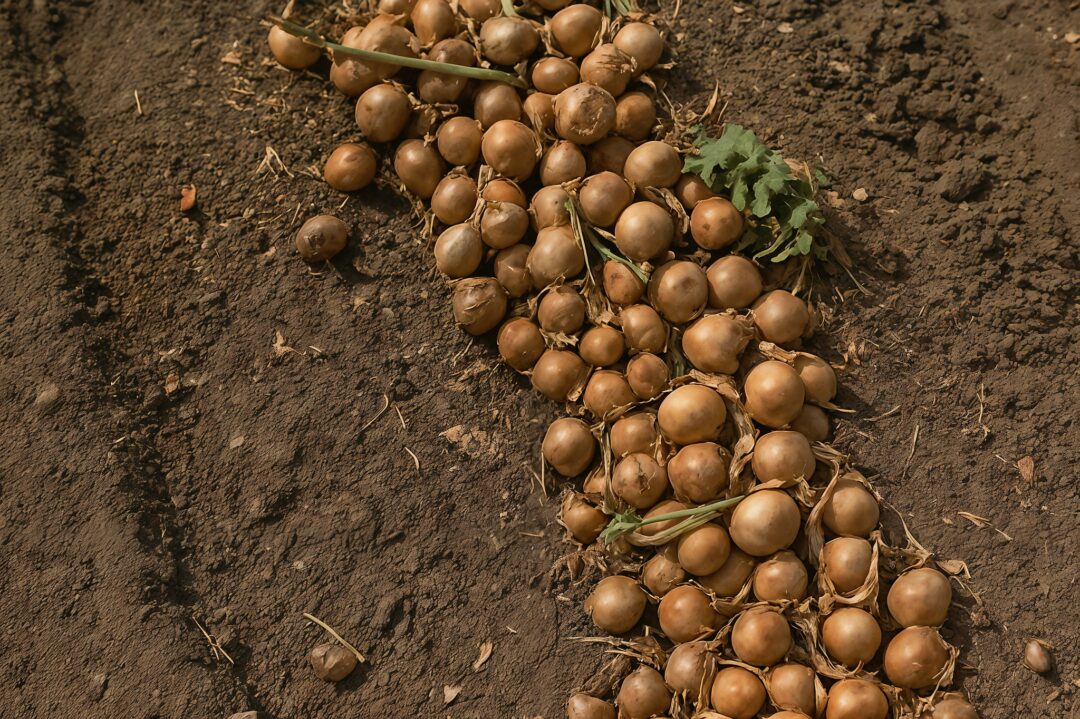 Samosběr cibule Vysočina – Naše plodiny Farma Josef Čapek – rodinná farma Vysočina, Kejžlice